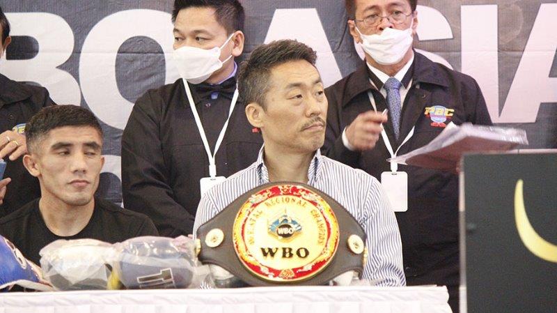 Chùm ảnh buổi cân sự kiện tranh đai WBO Châu Á Thái Bình Dương